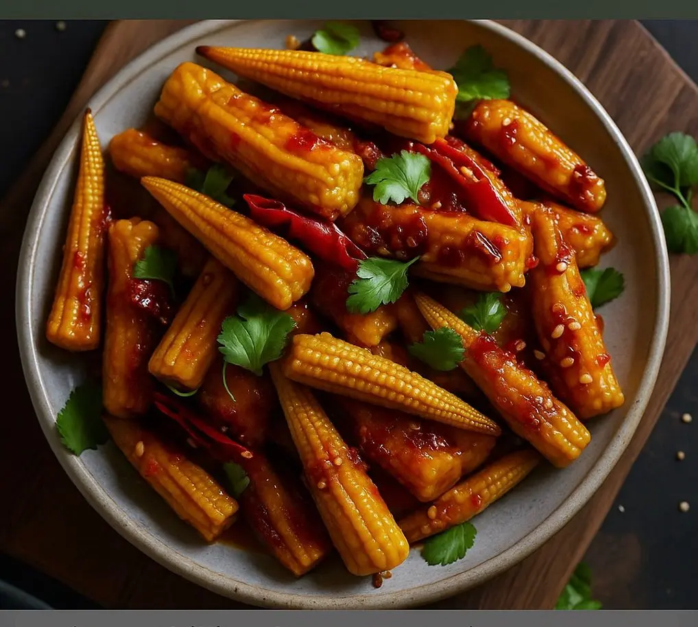Crispy Honey Chilli Baby Corn